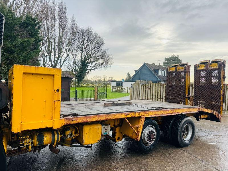 VOLVO FL6 11 6X2 BEAVER TAIL LORRY C/W FLIP TOE RAMPS *VIDEO*