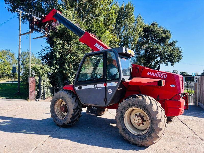 MANITOU MLT628 TURBO 4WD TELEHANDLER C/W PALLET TINES *VIDEO*