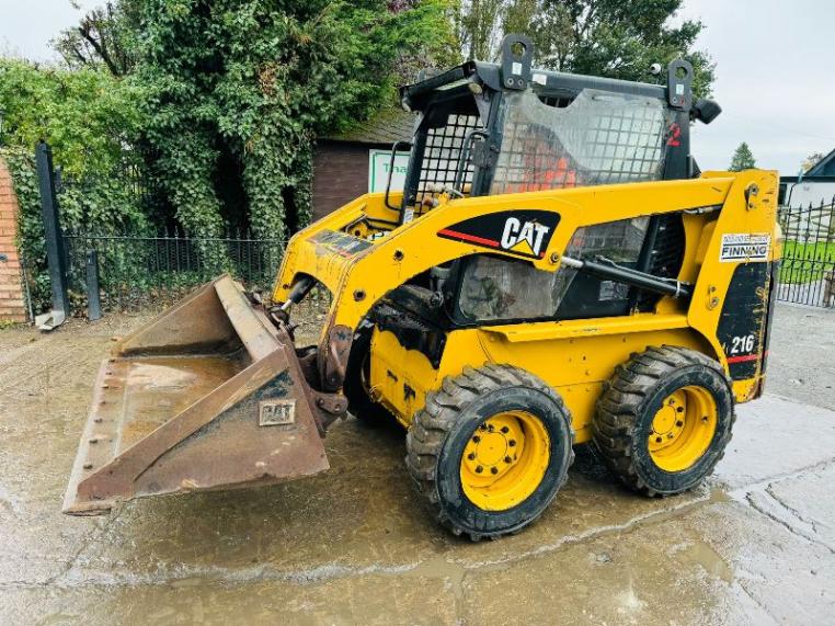 CATERPILLAR 216 SKIDSTEER *4246 HOURS* C/W BUCKET *VIDEO*