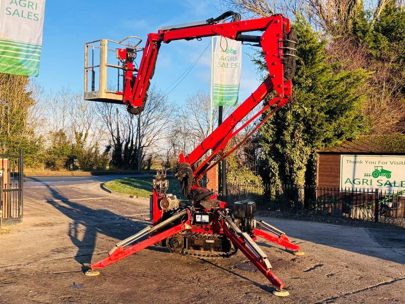 PLATFORM RQG12AD TRACKED MAN LIFT C/W RUBBER TRACKS 