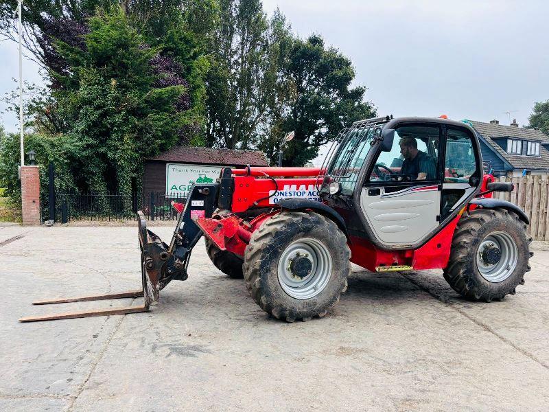 MANITOU MT1030 4WD TELEHANDLER *YEAR 2014, 4554 HOURS* C/W PALLET TINES *VIDEO*