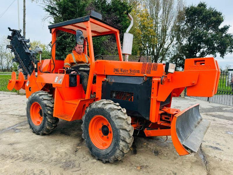 DITCH WITCH 7610DD 4WD TRENCHER C/W FRONT WEIGHTS & BLADE 