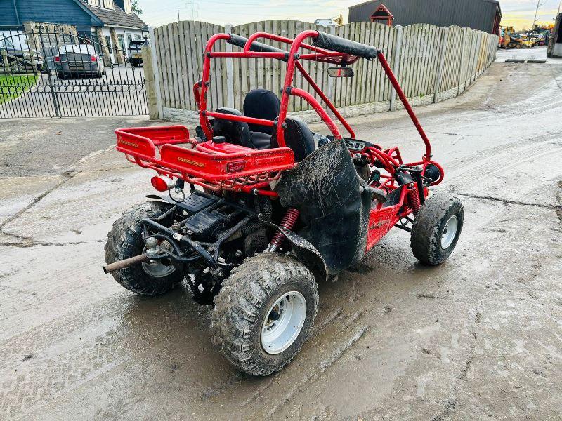 MOTO ROMA 300CC PETROL RIDE ON BUGGY C/W ROLE FRAME *VIDEO*