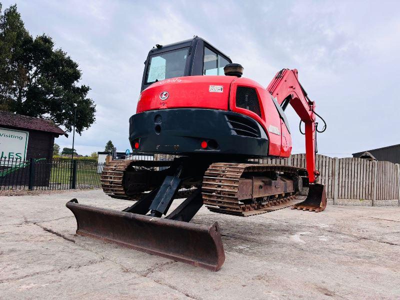 KUBOTA KX183-3 TRACKED EXCAVATOR *ZERO SWING, YEAR 2014* C/W BUCKET *VIDEO*