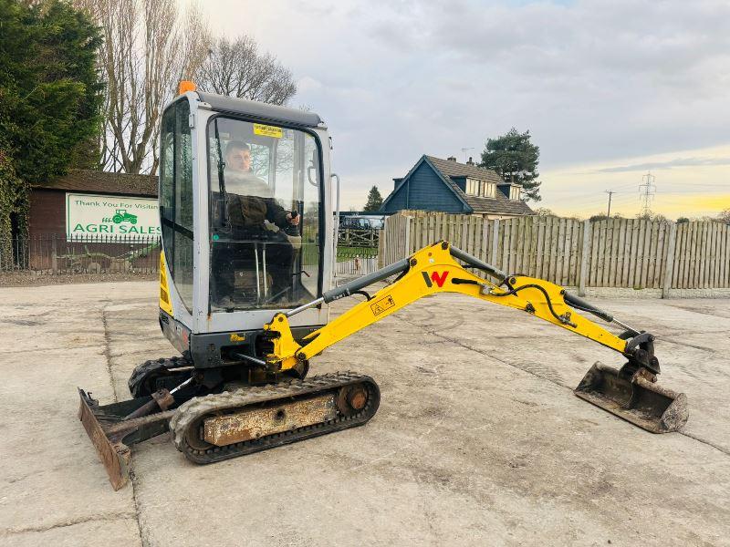 WACKER NEUSON ET17 EXCAVATOR *YEAR 2017, 2510 HOURS* C/W QUICK HITCH 