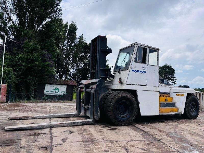 LANCING HENLEY HERMES 40 FORKLIFT *40 TONNE LIFT* C/W VOLVO ENGINE *VIDEO*