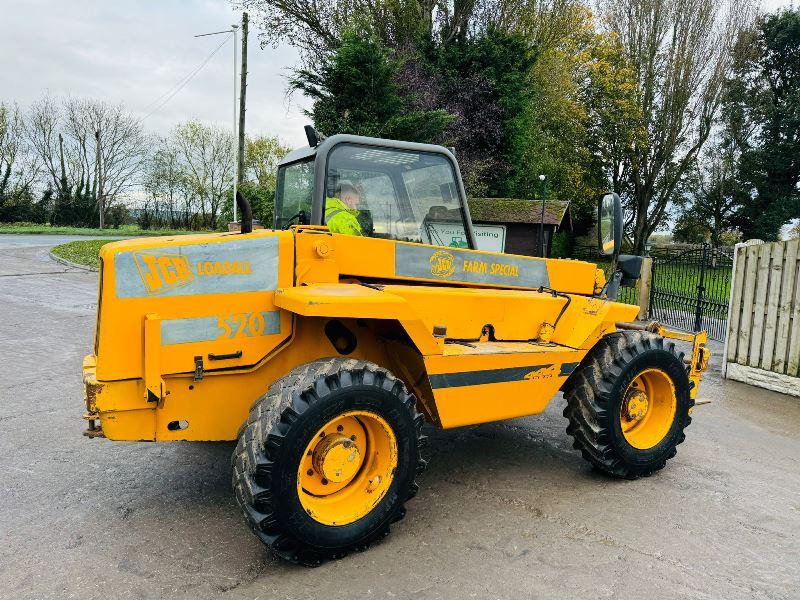 JCB 520 4WD TELEHANDLER C/W 4 WHEEL STEER & PALLET TINES *VIDEO*