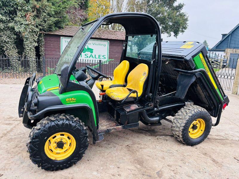 JOHN DEERE 855D 4WD UTV *YEAR 2013* C/W POWER STEERING *VIDEO*