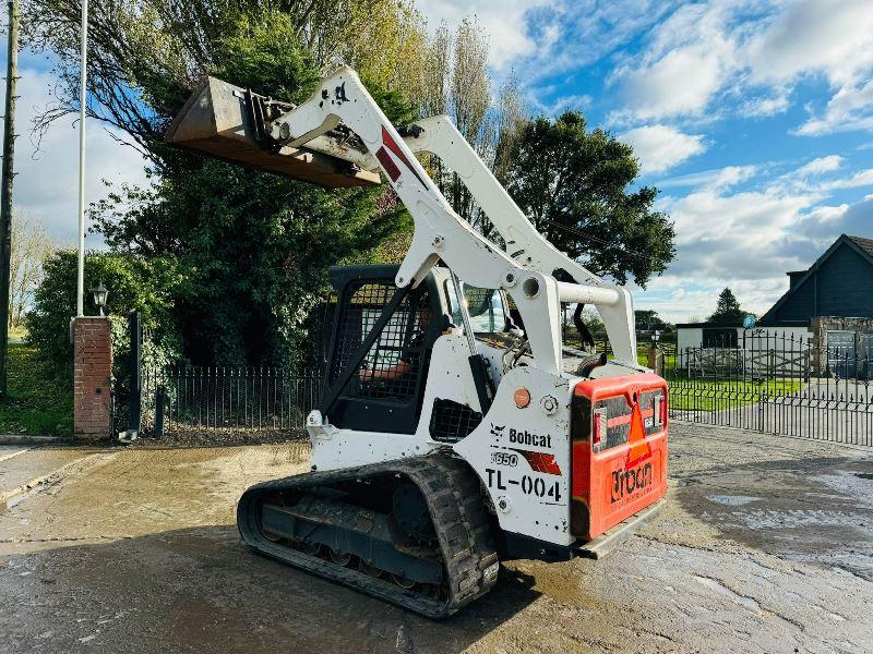 BOBCAT T650 TRACKED SKIDSTEER HIGH LIFT *YEAR 2017, 4838 HOURS* C/W BUCKET *VIDEO*