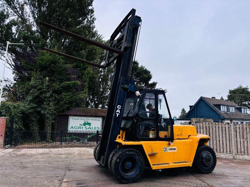 CATERPILLAR VB200B DIESEL FORKLIFT C/W SIDE SHIFT & TINE POSITIONING *VIDEO*