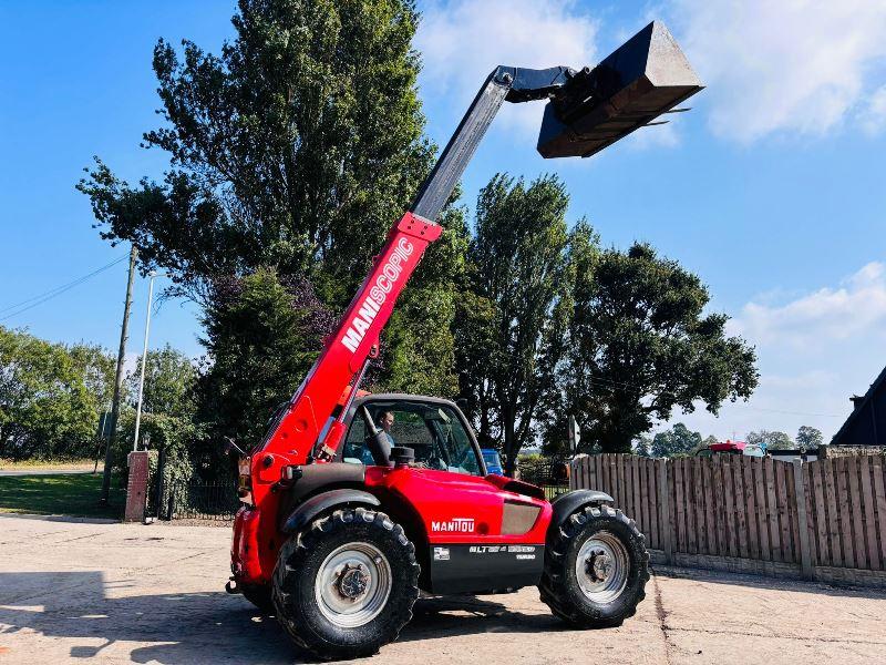 MANITOU 634-120 4WD TELEHANDLER *AG-SPEC* C/W BUCKET & PALLET TINES *VIDEO*