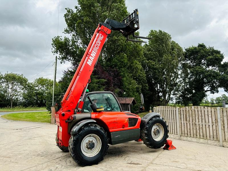 MANITOU MT1030 4WD TELEHANDLER *10 METER REACH* C/W PALLET TINES *VIDEO*