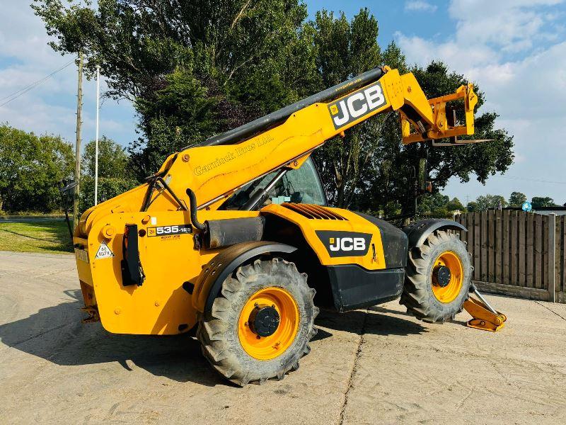 JCB 535-125 4WD TELEHANDLER *YEAR 2013, 3406 HOURS* C/W PALLET TINES *VIDEO*