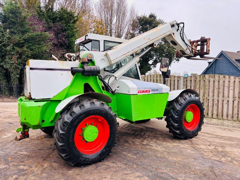 CLAAS 4WD TELEHANDLER *AG SPEC* C/W PICK UP HITCH 