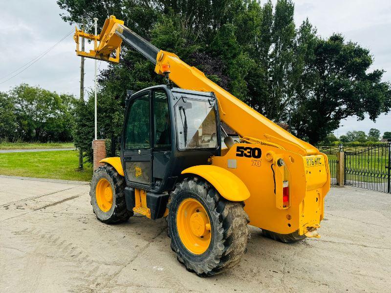 JCB 530-70 FARM SPECIAL TURBO 4WD TELEHANDLER *INTERMITTEN DRIVE FAULT* 