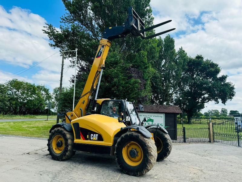 CATERPILLAR TH407C 4WD TELEHANDLER *YEAR 2016, AG-SPEC* C/W PUH *VIDEO*