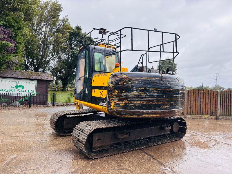 JCB JS130LC TRACKED EXCAVATOR * YEAR 2011 * VIDEO* 