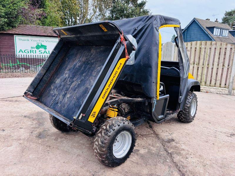 JCB GROUNDHOG 4X4 UTV *YEAR 2009* C/W EASY SHEET CANOPY 