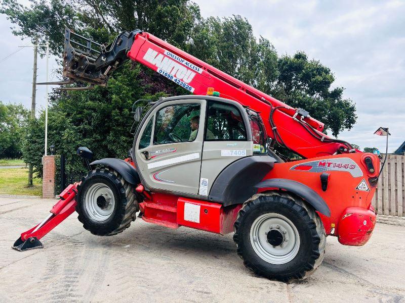 MANITOU MT1440 4WD TELEHANDLER *YEAR 2013, 14 METER REACH *VIDEO*