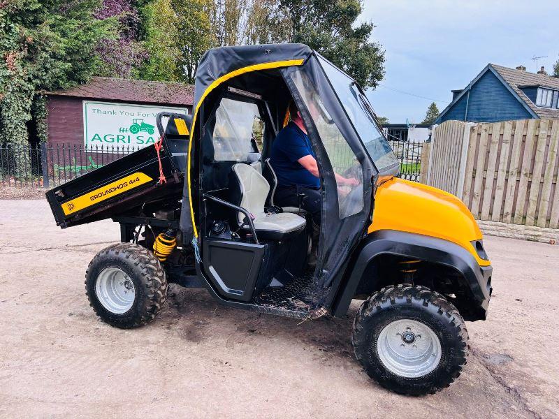 JCB GROUNDHOG 4X4 UTV *YEAR 2009* C/W EASY SHEET CANOPY *VIDEO*