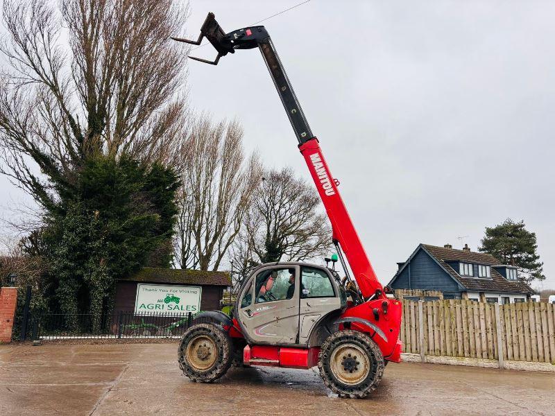 MANITOU MT 835 *C/W PALLET TINES *YEAR 2013*6650 HOURS*SOLID TYRES