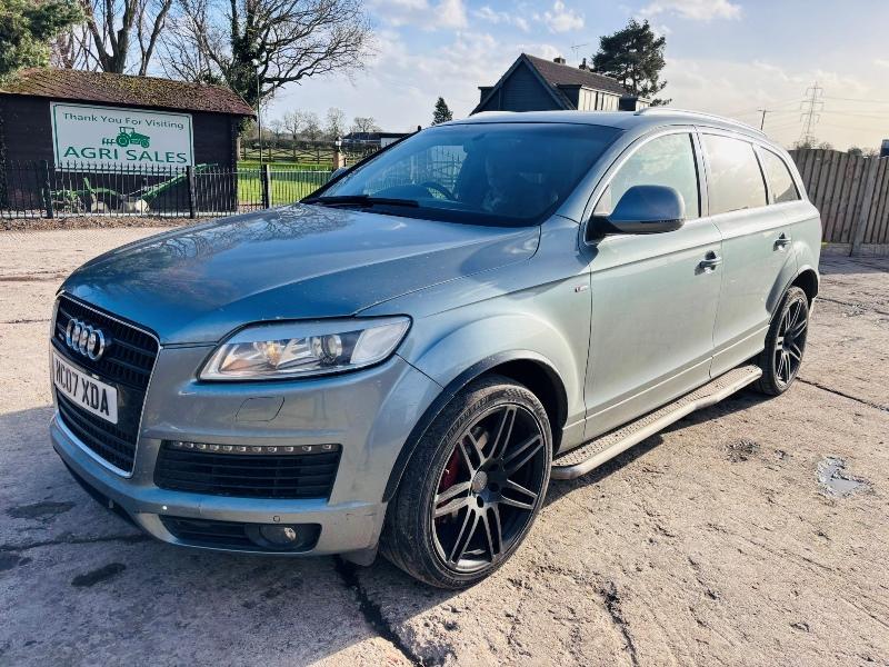 AUDI Q7 S LINE 3L TURBO 7 SEATER CAR *MOT'D TILL 24TH MARCH 2025* C/W TOW BAR 