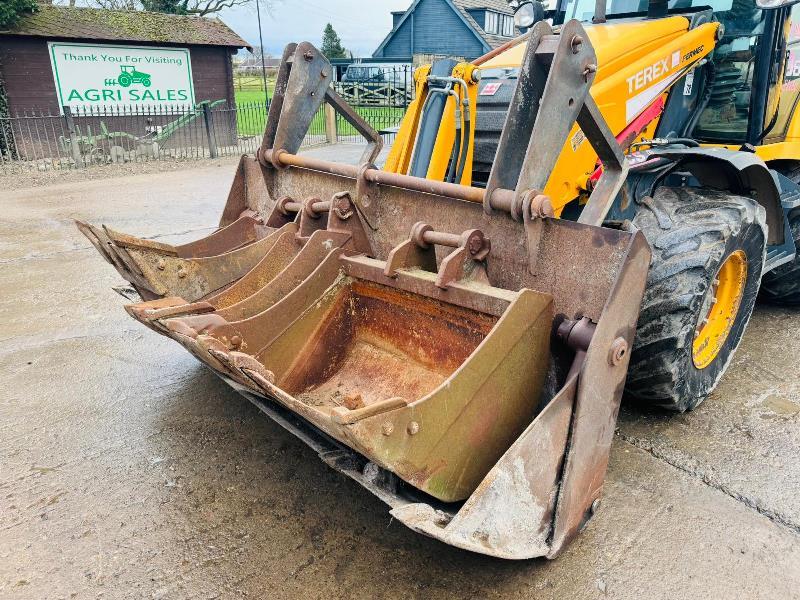 TEREX 860 ELITE 4WD BACKHOE DIGGER C/W EXTENDING DIG & 4 X BUCKETS *VIDEO*