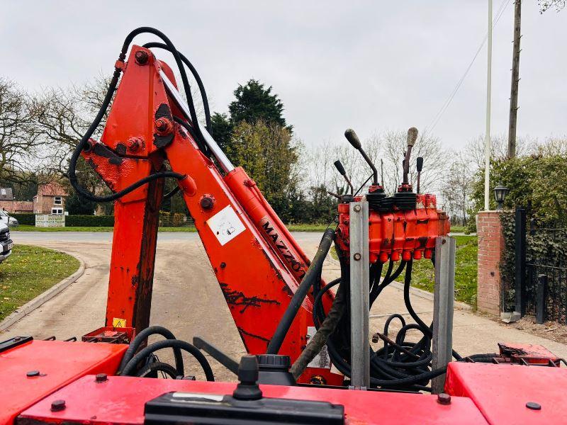 GOLDINE STAR 75 4WD TRACTOR C/W FRONT LOADER & BACK ACTOR 