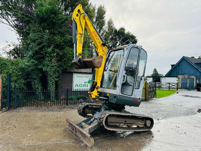 WACKER NEUSON 28Z3 EXCAVATOR *YEAR 2013, 3140 HOURS* C/W VERTICLE DIG SYSTEM *VIDEO*