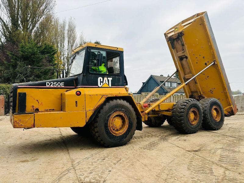 CATERPILLAR D250E 6X6 ARTICULATED DUMP TRUCK 