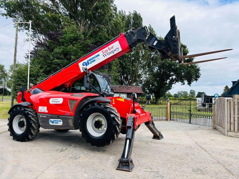 MANITOU MT1440 4WD TELEHANDLER *YEAR, 2019, 14 METER* C/W TINES *VIDEO*