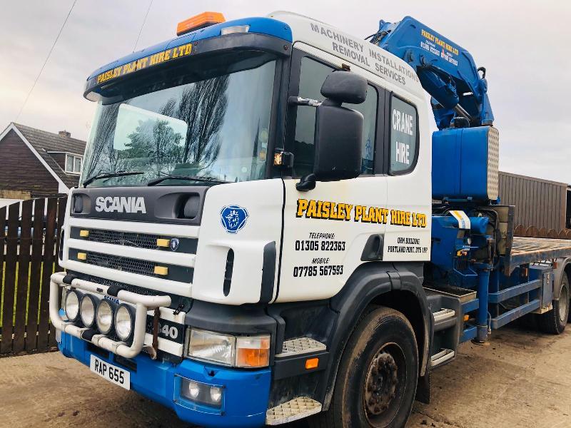 SCANIA P94D 26 TON RIDGID LORRY * LORRY ONLY CRANE NOW SOLD