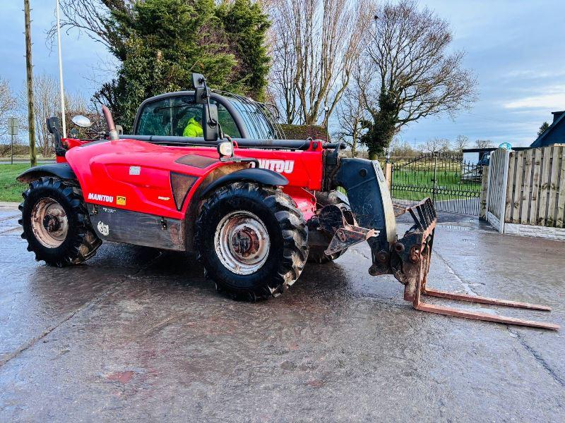 MANITOU MT1135 4WD TELEHANDLER *YEAR 2014* C/W PALLET TINES *VIDEO*