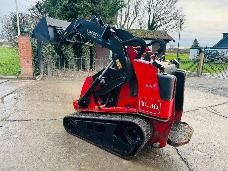 TORO DINGO TX-1000 WIDE TRACKED LOADER *YEAR 2020, ONLY 128 HOURS* C/W BUCKET  