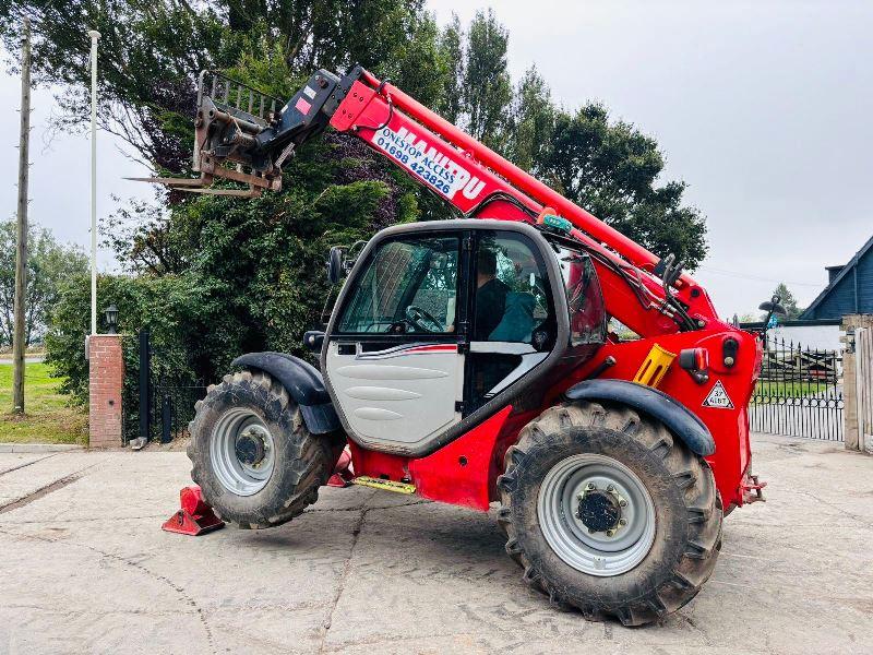 MANITOU MT1030 4WD TELEHANDLER *YEAR 2014, 4554 HOURS* C/W PALLET TINES *VIDEO*