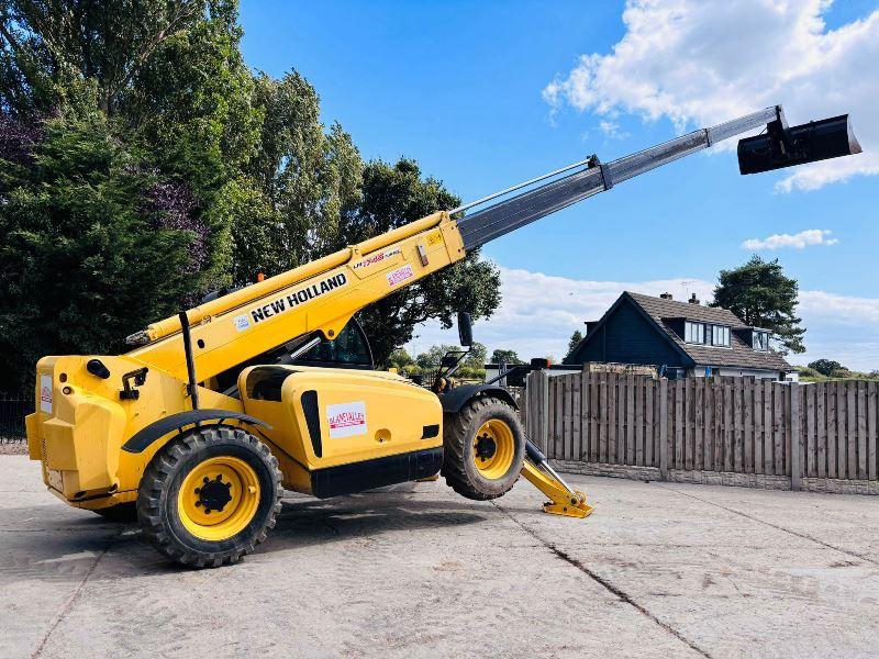 NEW HOLLAND NH17M 4WD TELEHANDLER *5400 HOURS* C/W BUCKET & TINES *VIDEO*