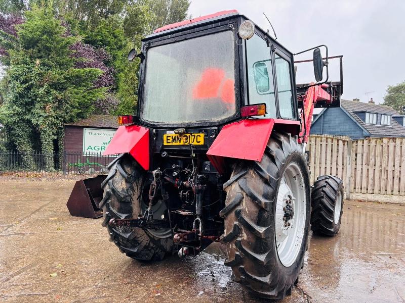 BELARUS 920 4WD TRACTOR *1238 HOURS* C/W LOADER, MUCK FORK, BUCKET & BALE SPIKE *VIDEO*