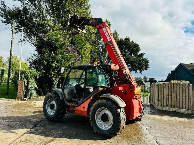 MANITOU MLT634-120 4WD TELEHANDLER *AG-SPEC* C/W PICK UP HITCH *VIDEO*