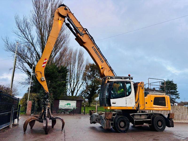 LIEBHERR LH30 HIGH RISE CABIN SCRAP HANDLER *YEAR 2016* C/W MAGNET GEAR *VIDEO*