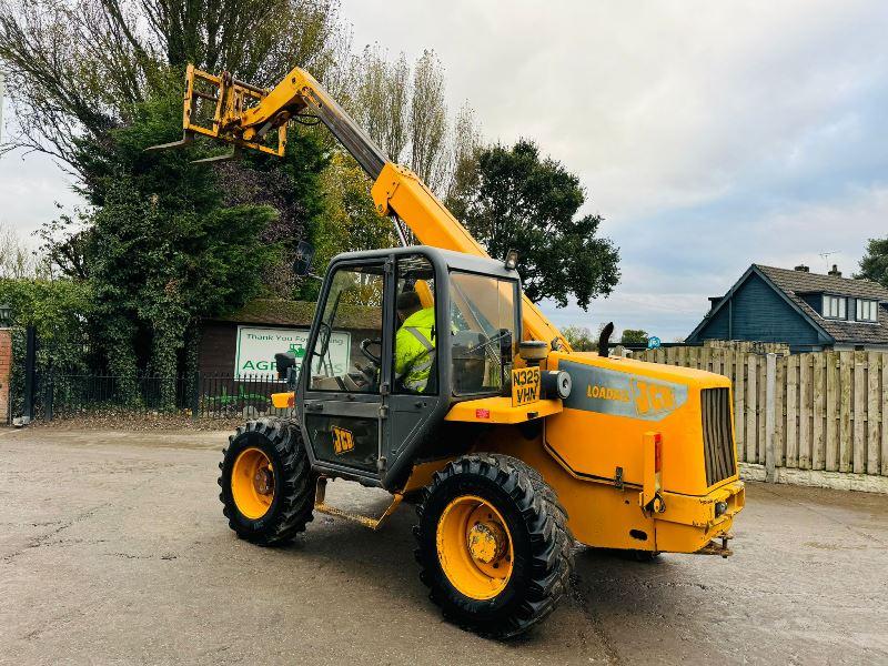 JCB 520 4WD TELEHANDLER C/W 4 WHEEL STEER & PALLET TINES *VIDEO*