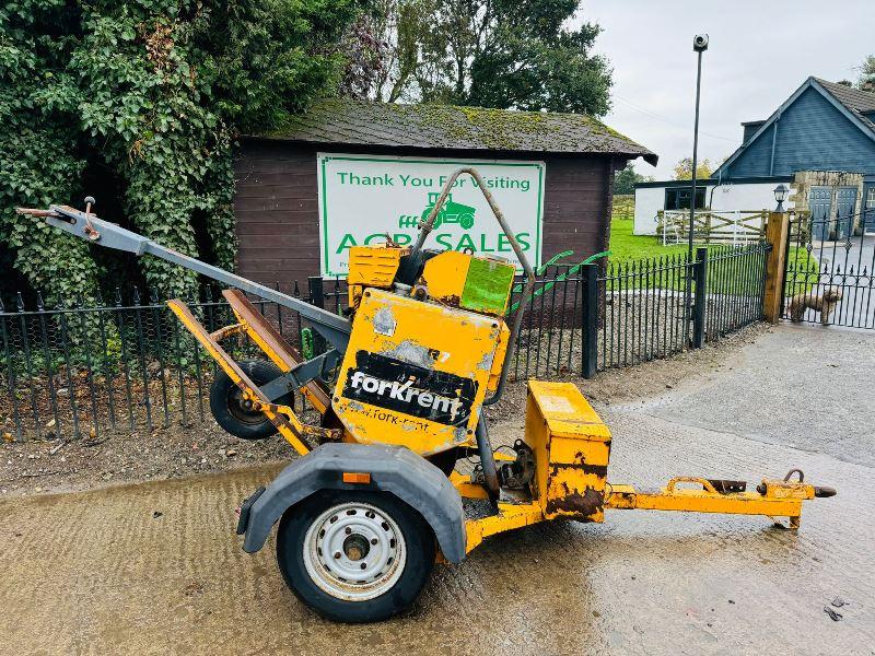 BENFORD MBR7-HE PEDESTRIAL ROLLER C/W TRAILER 