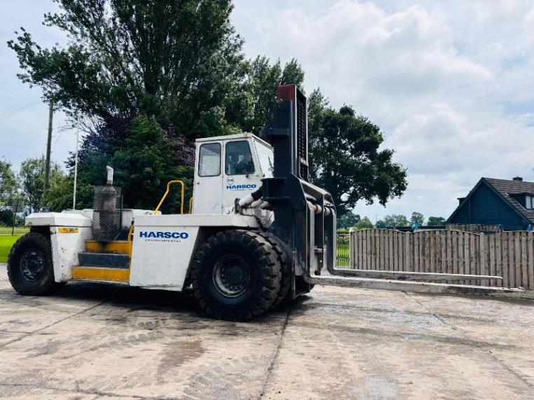 LANCING HENLEY HERMES 40 FORKLIFT *40 TONNE LIFT* C/W VOLVO ENGINE *VIDEO*