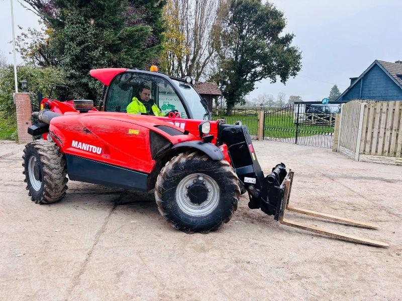 MANITOU MLT625-75 4WD TELEHANDLER *YEAR 2014* C/W PALLET TINES *VIDEO*