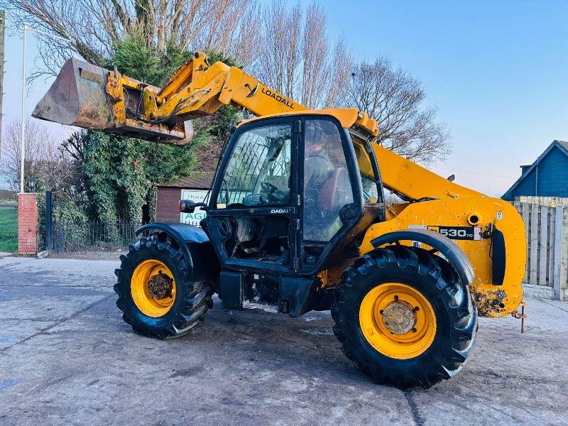 JCB 530-70 4WD TELEHANDLER C/W BUCKET & PALLET TINES *VIDEO*