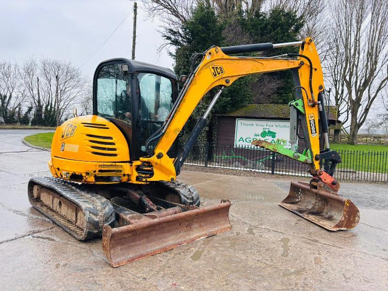 JCB 8026 TRACKED EXCAVATOR *ZERO SWING, YEAR 2009, 3402 HOURS* C/W BUCKET *VIDEO*