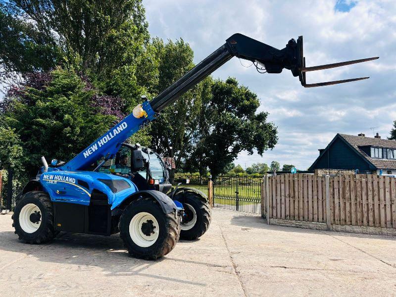 NEW HOLLAND LM6.35 4WD TELEHANDLER *YEAR 2017, 4851* C/W PALLET TINES *VIDEO*