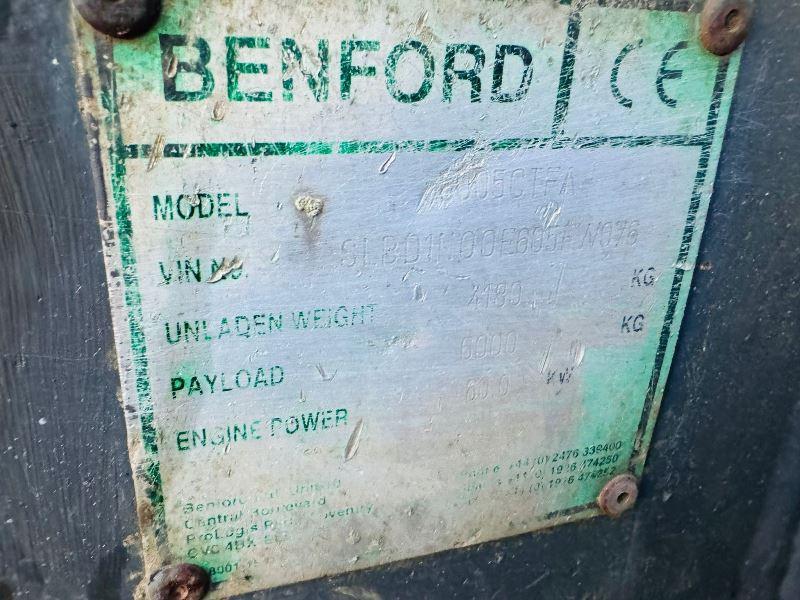 BENFORD 6000 4WD DUMPER C/W ROLE BAR *VIDEO*