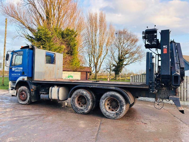 FODEN 345 6X2 FLAT BED LORRY C/W CUMMINS TURBO ENGINE *CRANE NOT INCLUDED* VIDEO*