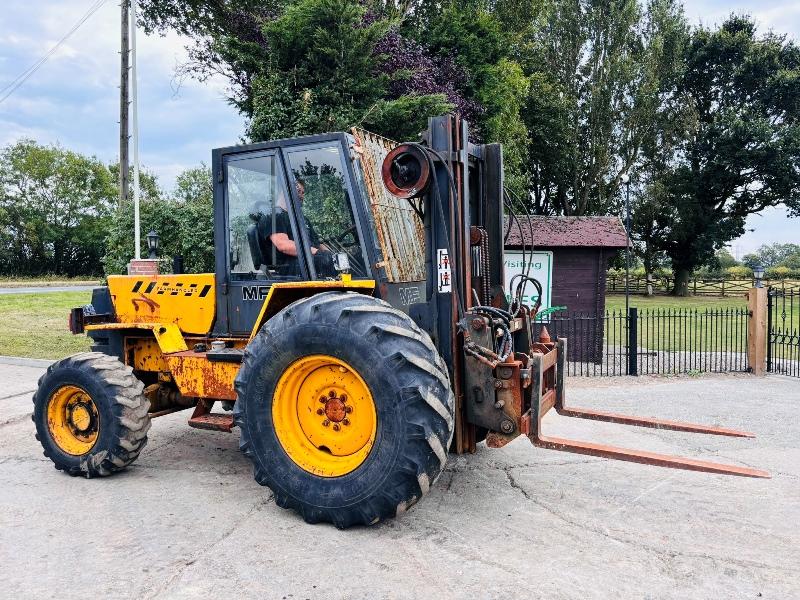 MASSEY FERGUSON TT3.0 ROUGH TERRIAN FORKLIFT C/W SIDE SHIFT 