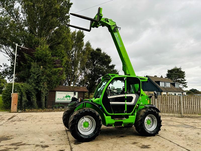 MERLO TF42.7CS-140-CVTRONIC TELEHANDLER *YEAR 2017, AG-SPEC* C/W PALLET TINES 